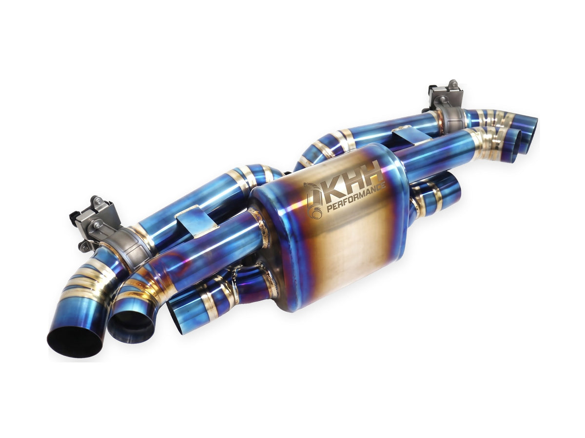 Porsche 911 992 Titanium Valved Exhaust by KHH Performance
