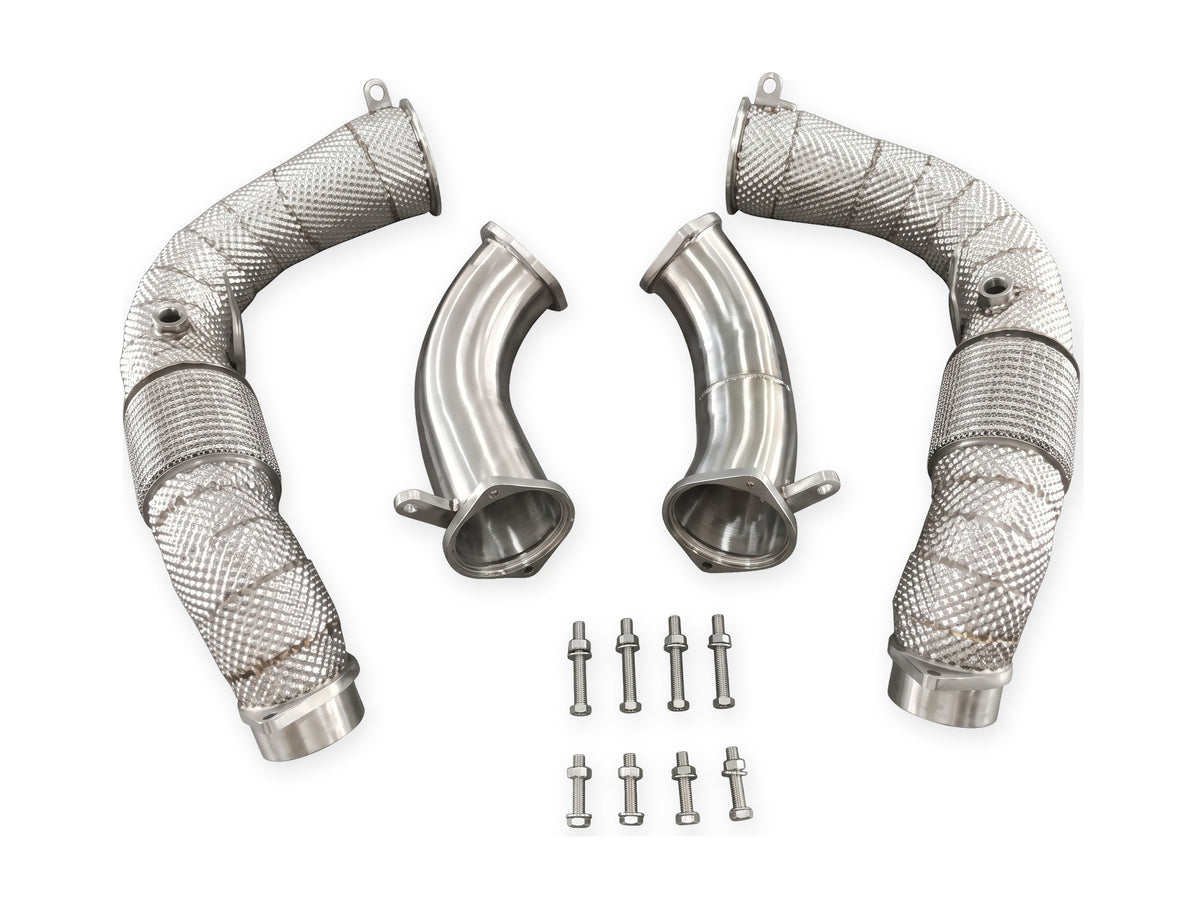 BMW X6M Downpipes by KHH Performance