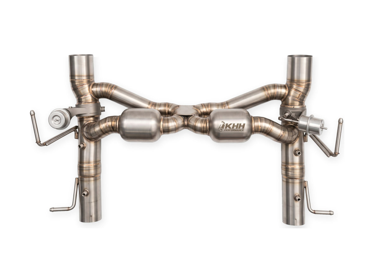 Ferrari F8 Titanium Valved Exhaust by KHH Performance