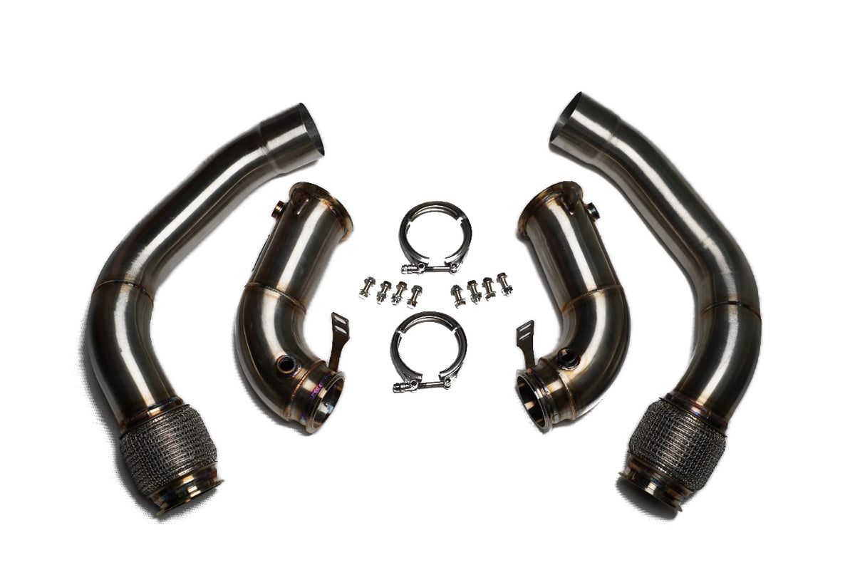 BMW M8 F91 F92 F93 2017+ Downpipes by KHH Performance