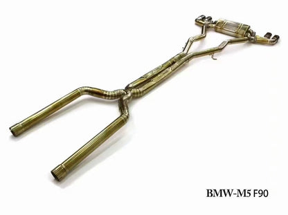 BMW M8 F91 F92 F93 Steel Exhaust by KHH Performance, view 2